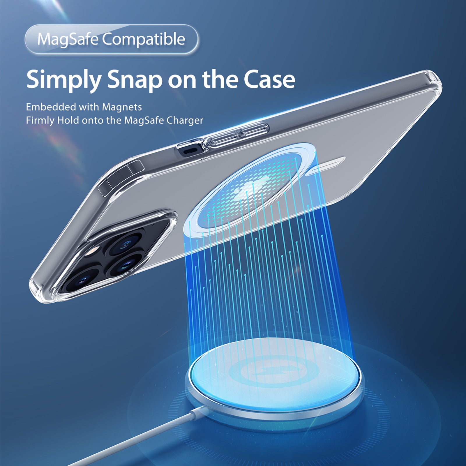 DUX DUCIS Clin Series for iPhone 15 Pro Max Magnetic Phone Case TPU PC Clear Cover Compatible with MagSafe DUX DUCIS Clin Series for iPhone 15 Pro Max Magnetic Phone Case TPU PC Clear Cover Compatible with MagSafe